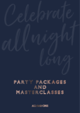 All bar one party packages